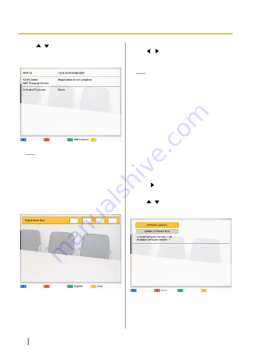 Panasonic KX-VC500 Operating Manual Download Page 102