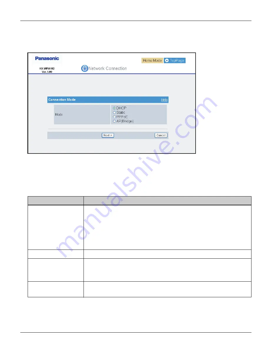 Panasonic KX WP1050 Operating Instructions Manual Download Page 42