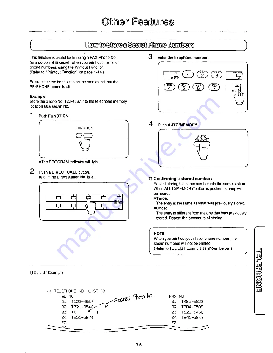 Panasonic KXF100 - CONSUMER FACSIMILE Operating Instructions Manual Download Page 43