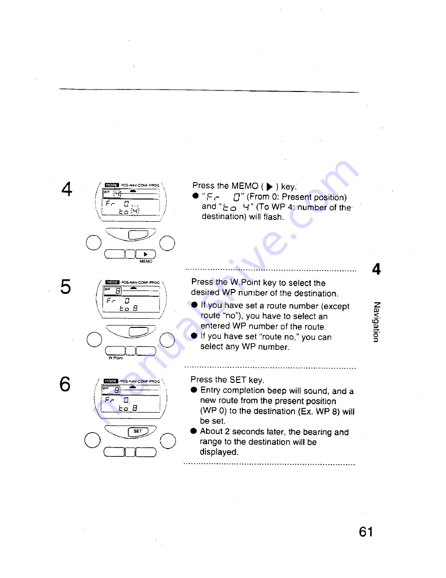 Panasonic KXG5500 - GPS RECEIVER Operating Instructions Manual Download Page 60