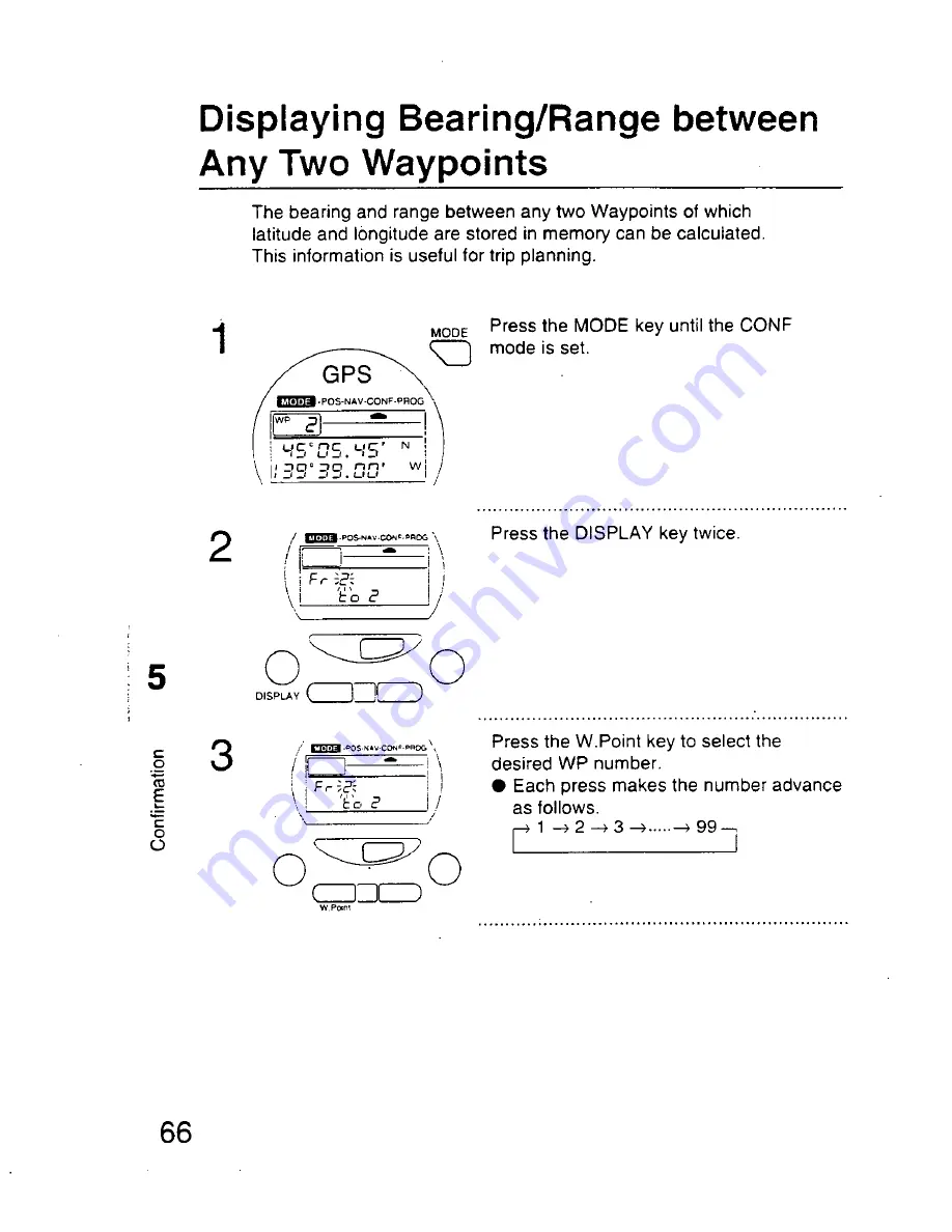 Panasonic KXG5500 - GPS RECEIVER Operating Instructions Manual Download Page 65