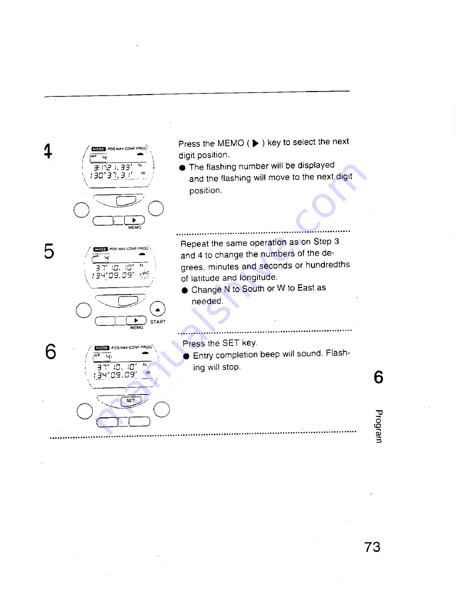 Panasonic KXG5500 - GPS RECEIVER Operating Instructions Manual Download Page 72