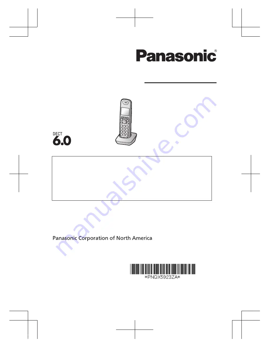 Panasonic KXTG4221 Скачать руководство пользователя страница 1