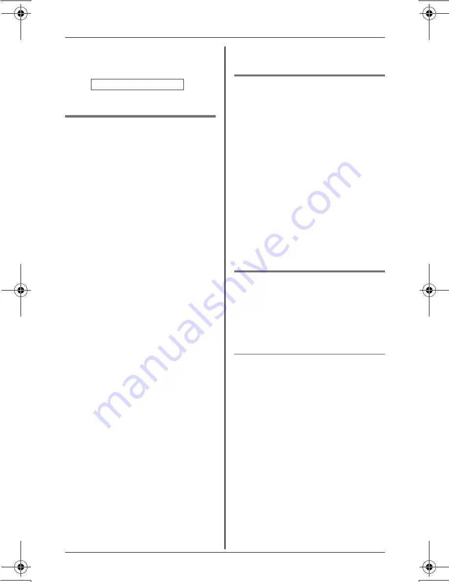 Panasonic KXTG6052B Operating Instructions Manual Download Page 23