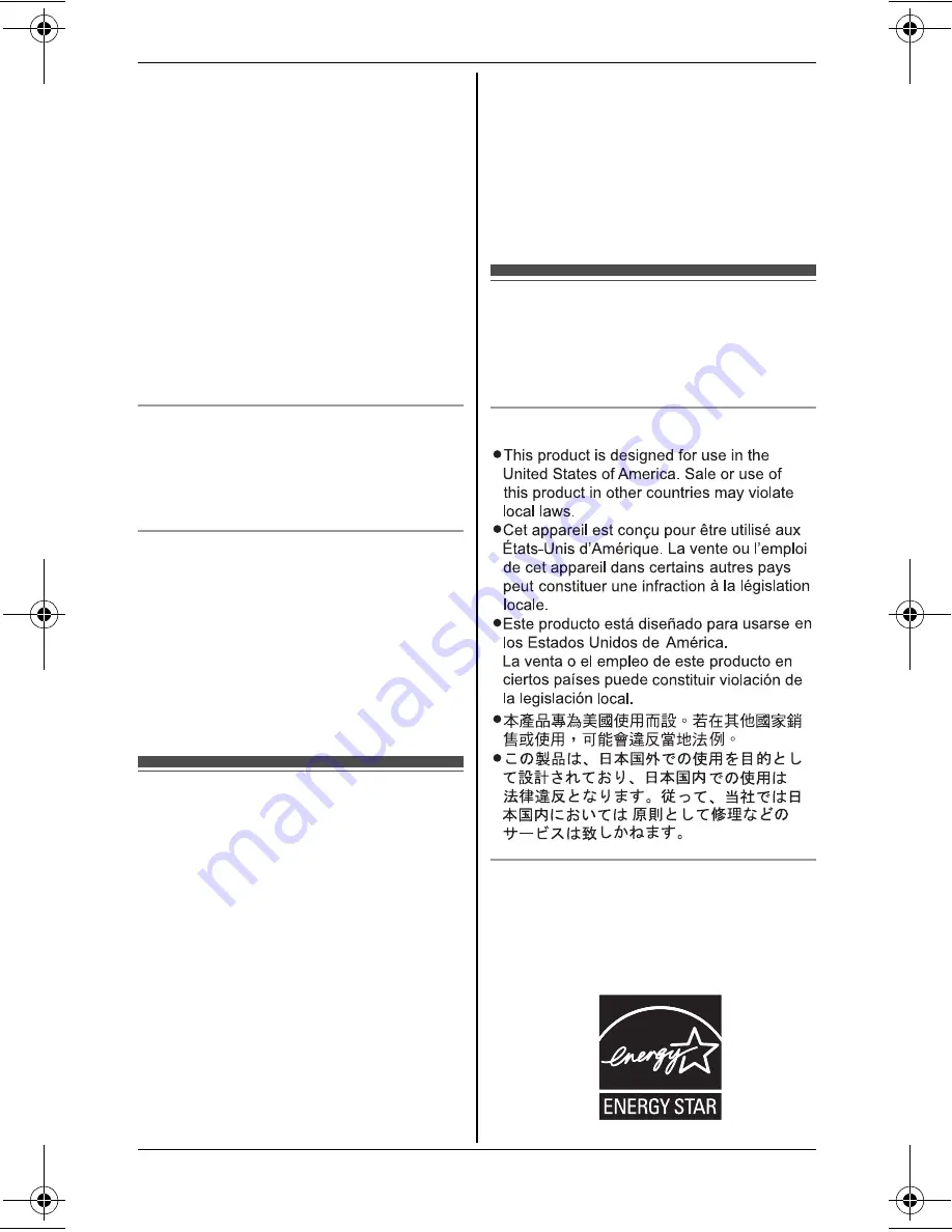 Panasonic KXTG6423 - EXPAND DIGITAL PHONE Operating Instructions Manual Download Page 8