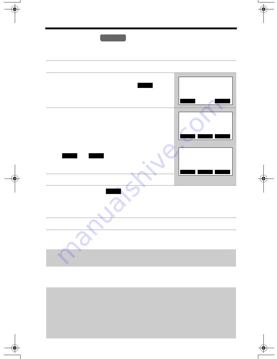 Panasonic KXTG6500B - 2LINE 5.8G MULTI H/S Operating Instructions Manual Download Page 20