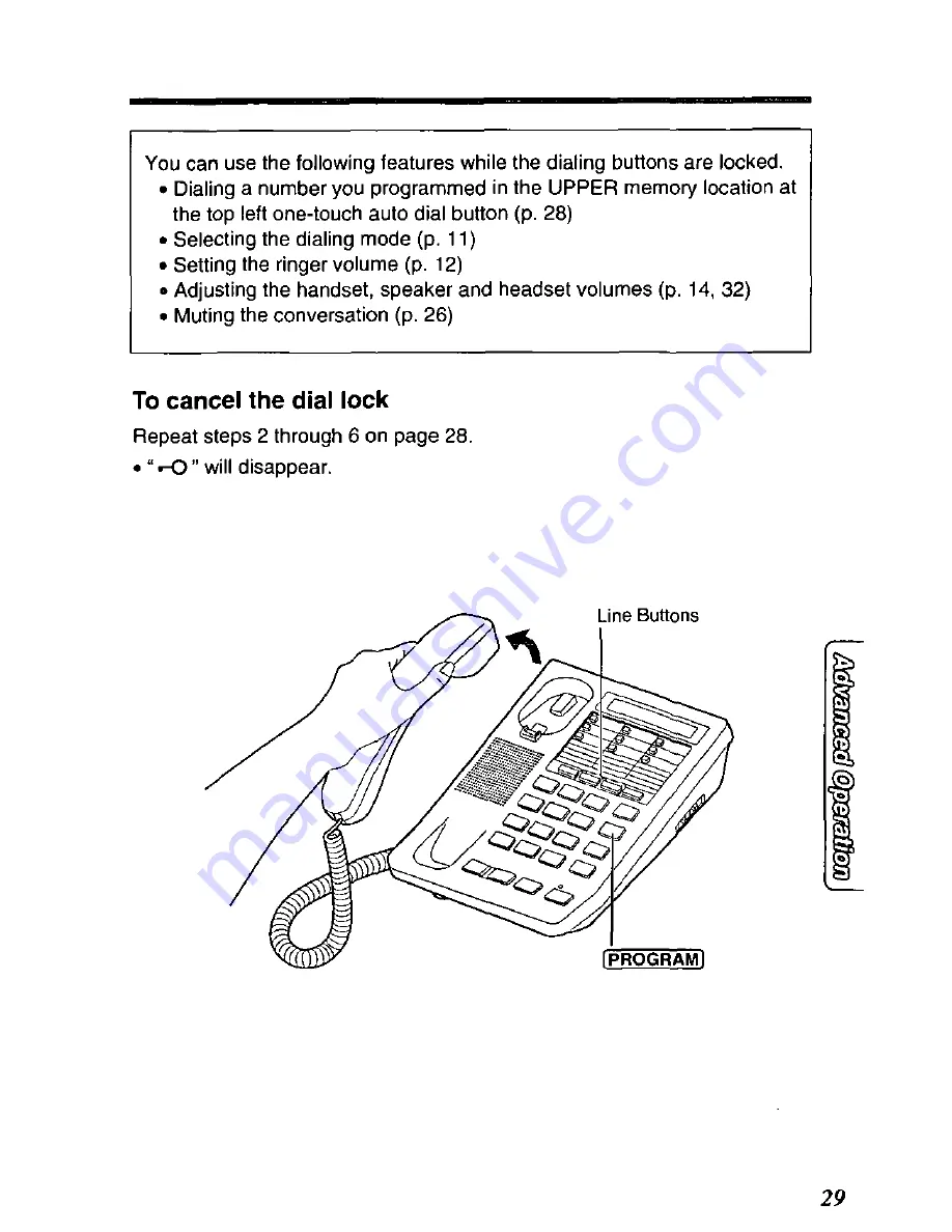 Panasonic KXTS27W - PHONE-2 L User Manual Download Page 29