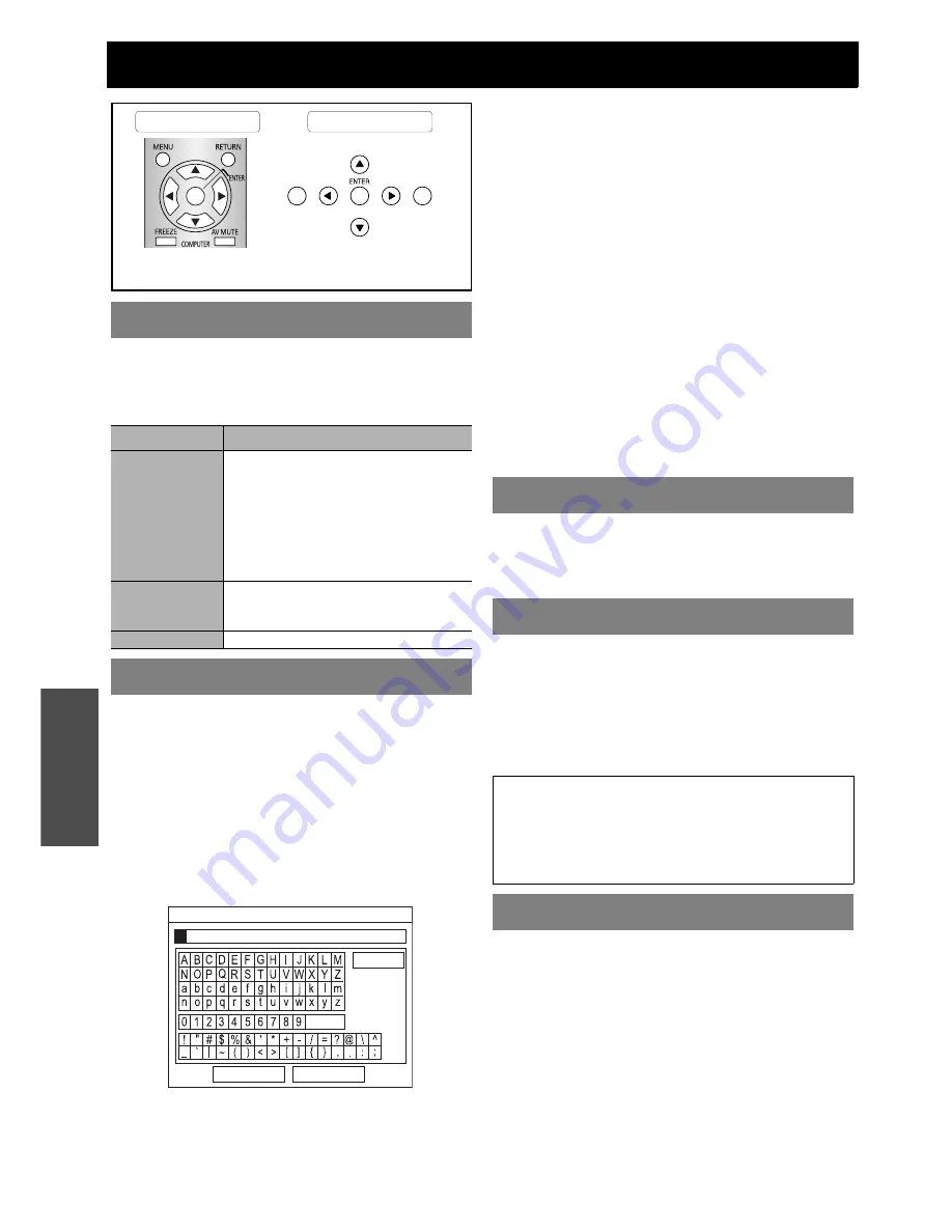 Panasonic LB80U - XGA LCD Projector Operating Instructions Manual Download Page 34