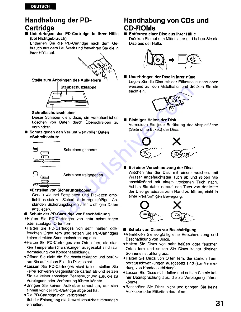 Panasonic LF-1007AD Operating Instructions Manual Download Page 31