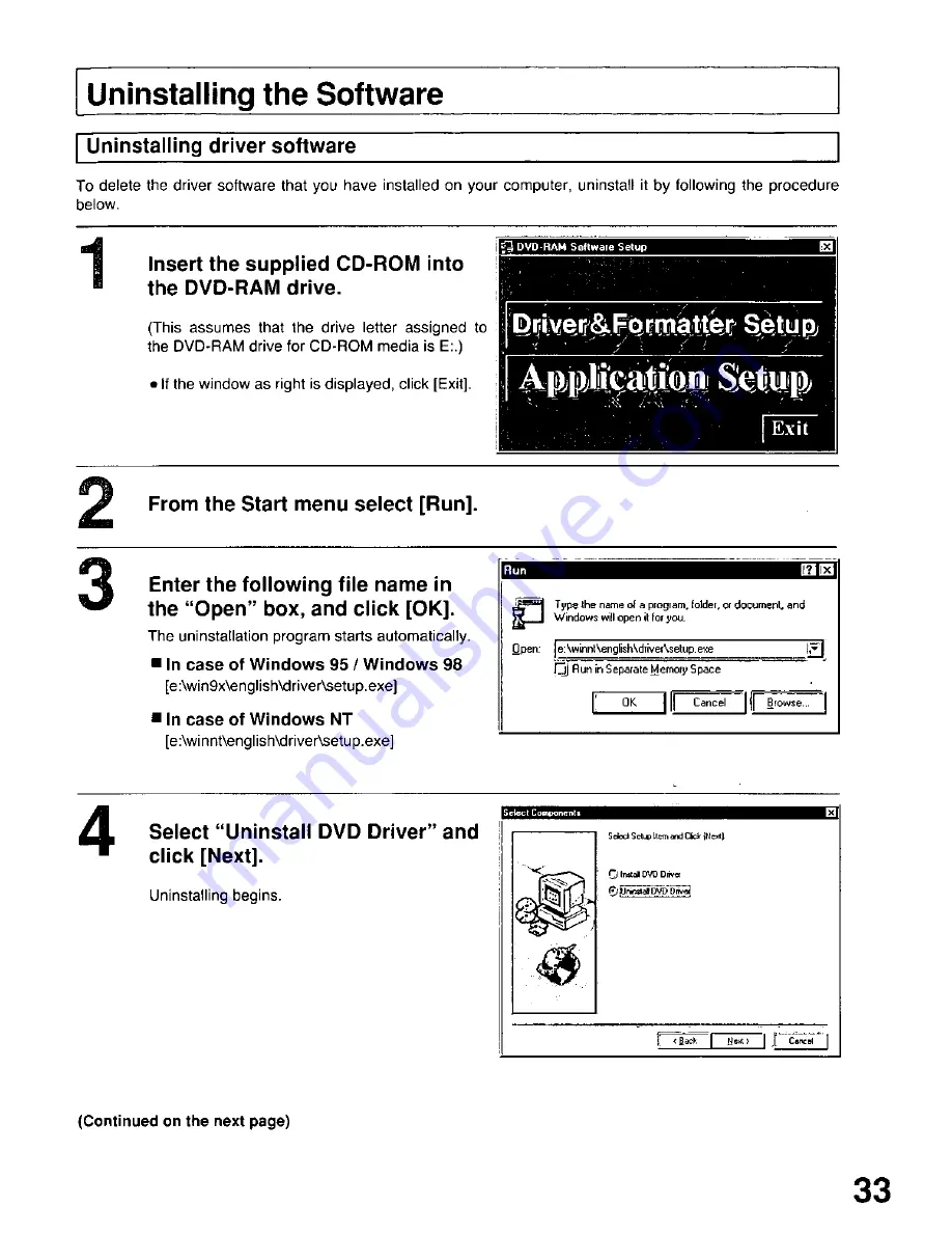 Panasonic LF-D102U Operating Instructions Manual Download Page 33