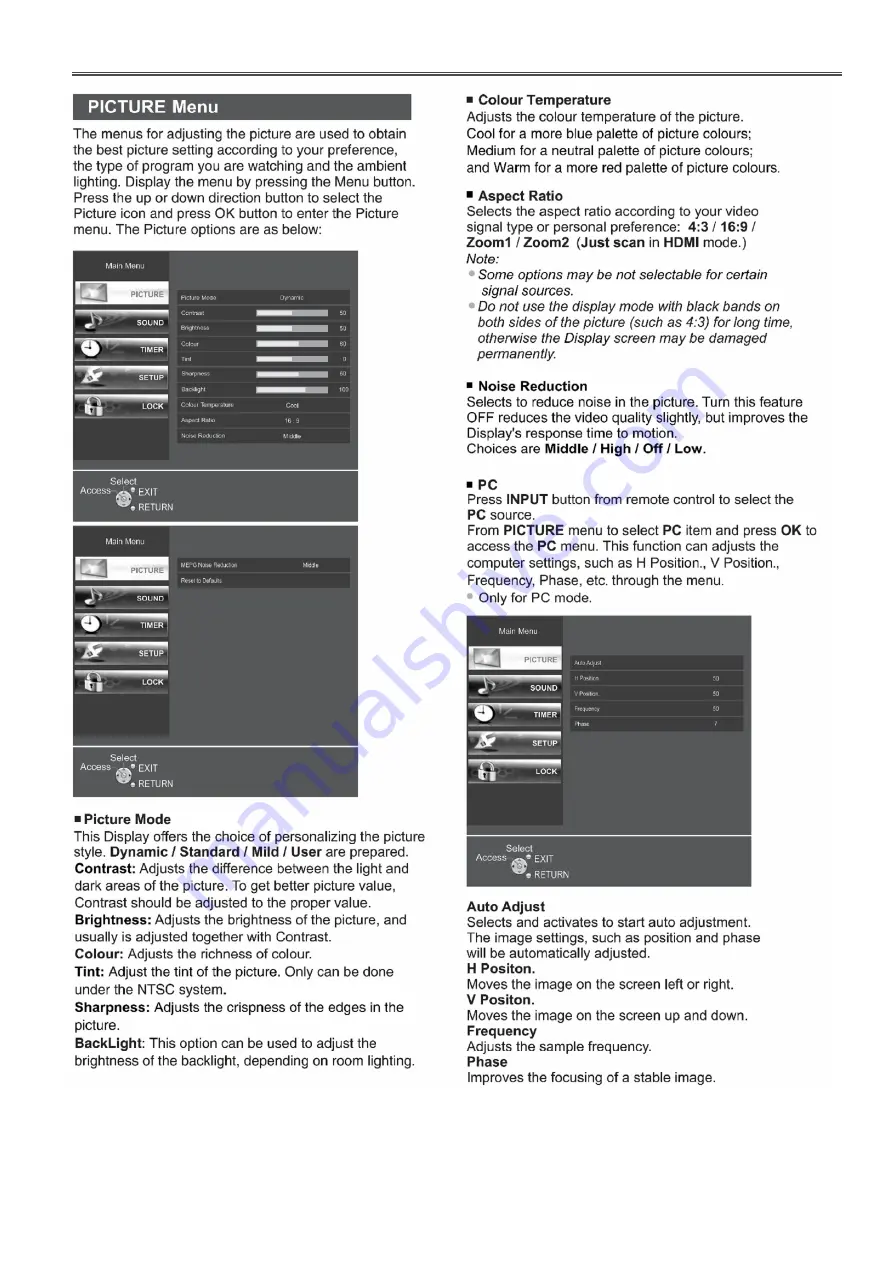 Panasonic LH-55RM1MX Service Manual Download Page 15