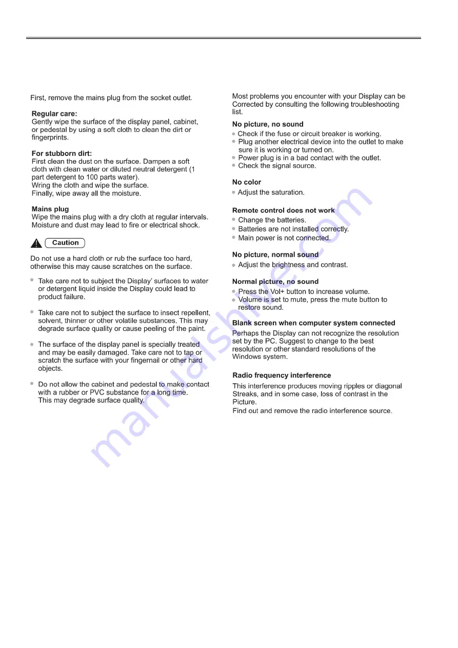 Panasonic LH-55RM1MX Service Manual Download Page 20