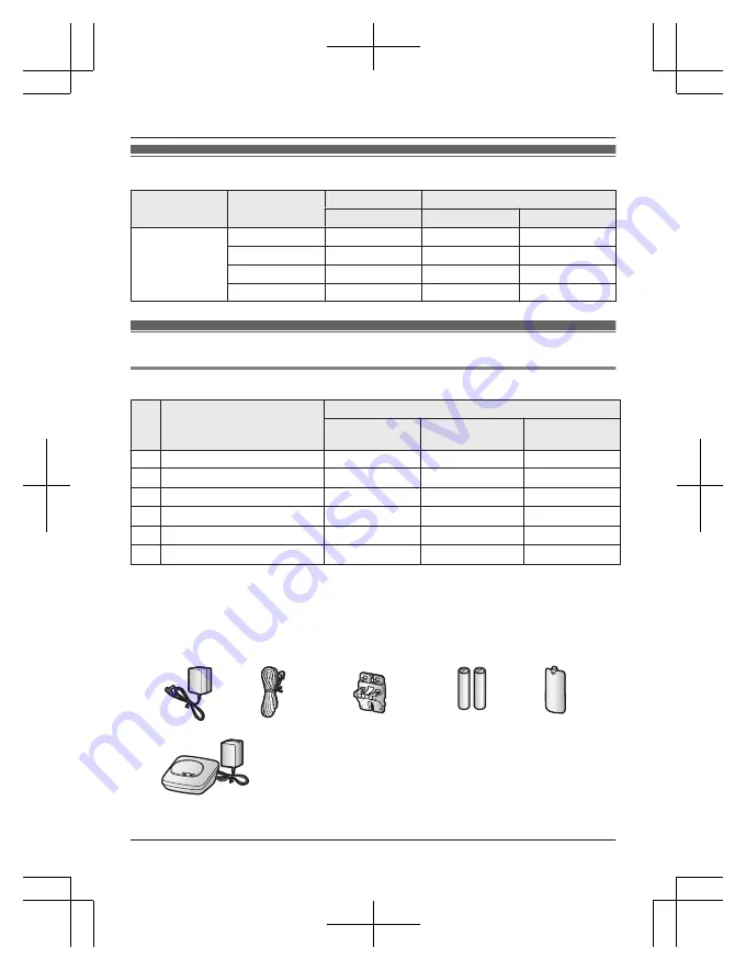 Panasonic Link2Cell KX-TG4263SK Скачать руководство пользователя страница 3