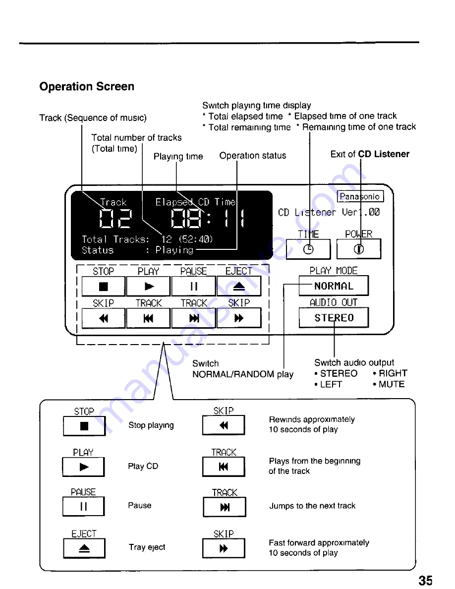 Panasonic LK-MW602SK Скачать руководство пользователя страница 35