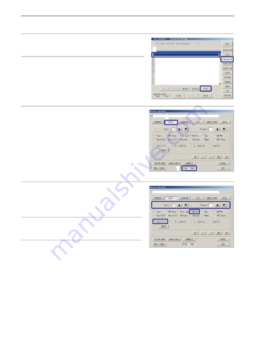 Panasonic LP-M Series Operation Manual Download Page 30