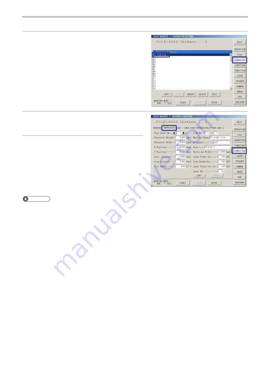 Panasonic LP-M Series Operation Manual Download Page 57