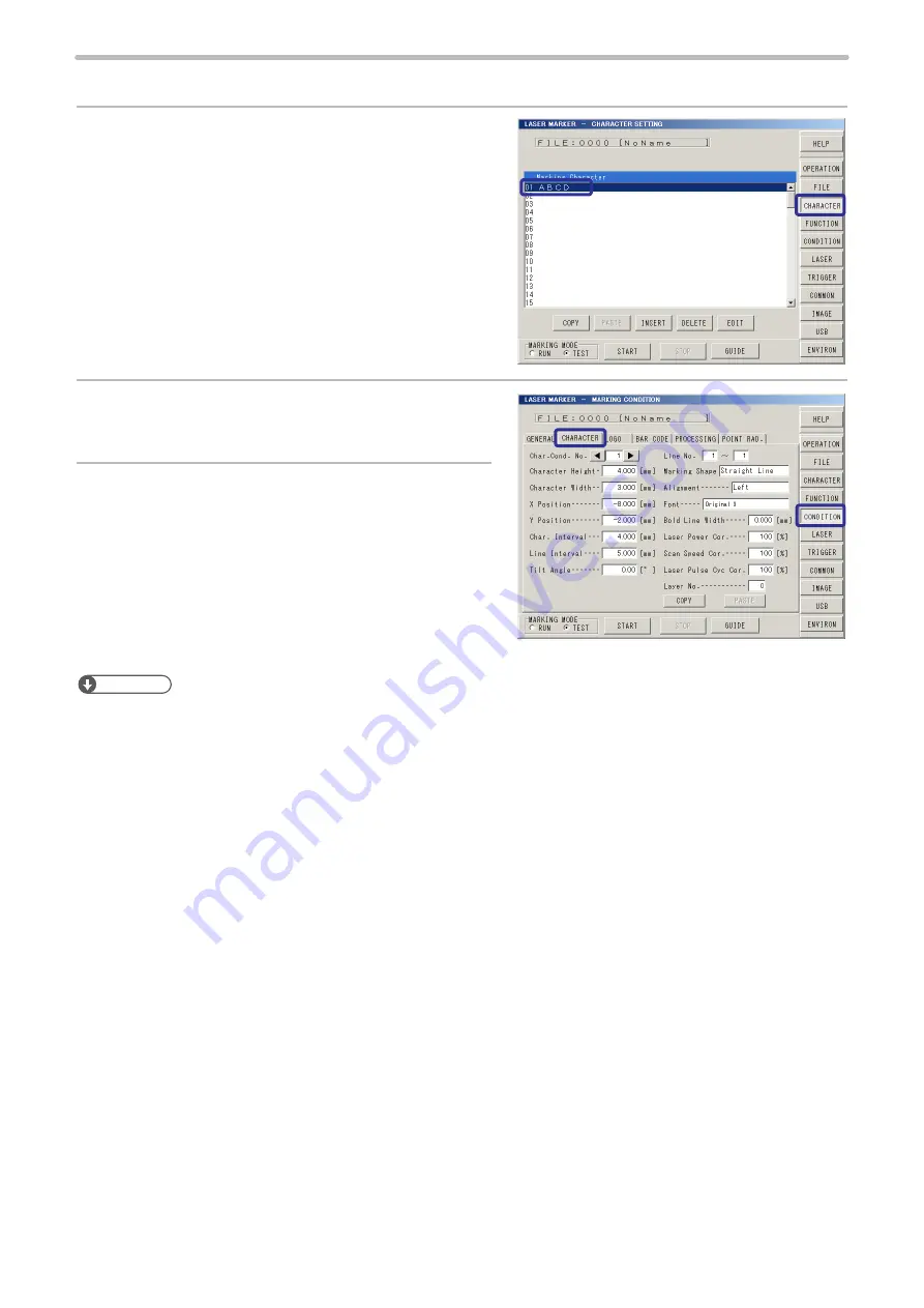 Panasonic LP-M Series Operation Manual Download Page 63