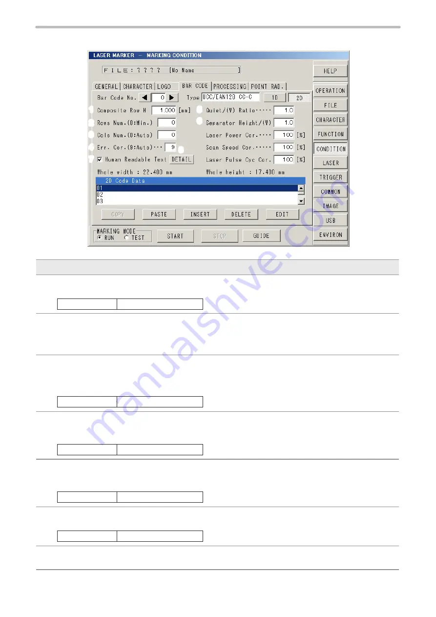 Panasonic LP-M Series Operation Manual Download Page 165