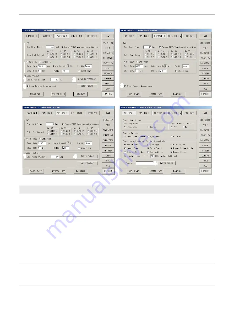 Panasonic LP-M Series Operation Manual Download Page 236