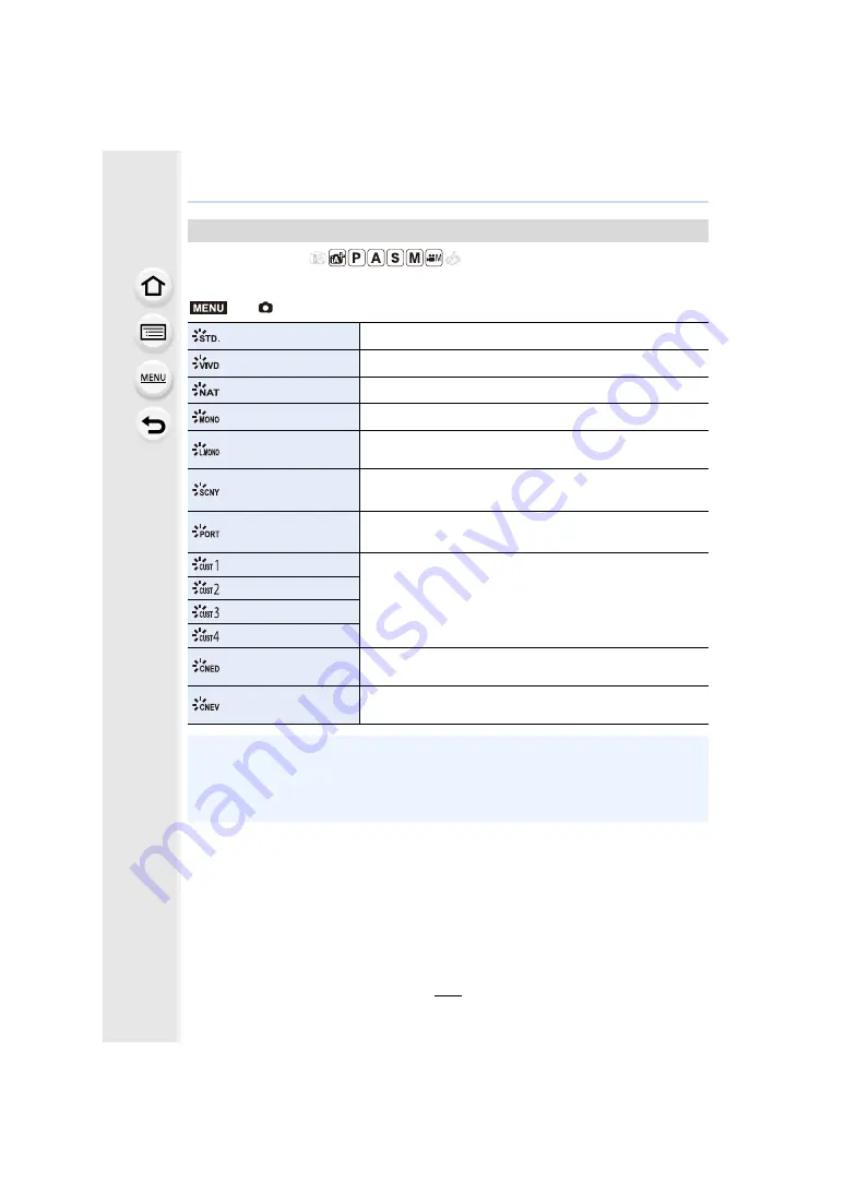 Panasonic Lumix DC-G9 Operating Instructions For Advanced Features Download Page 188