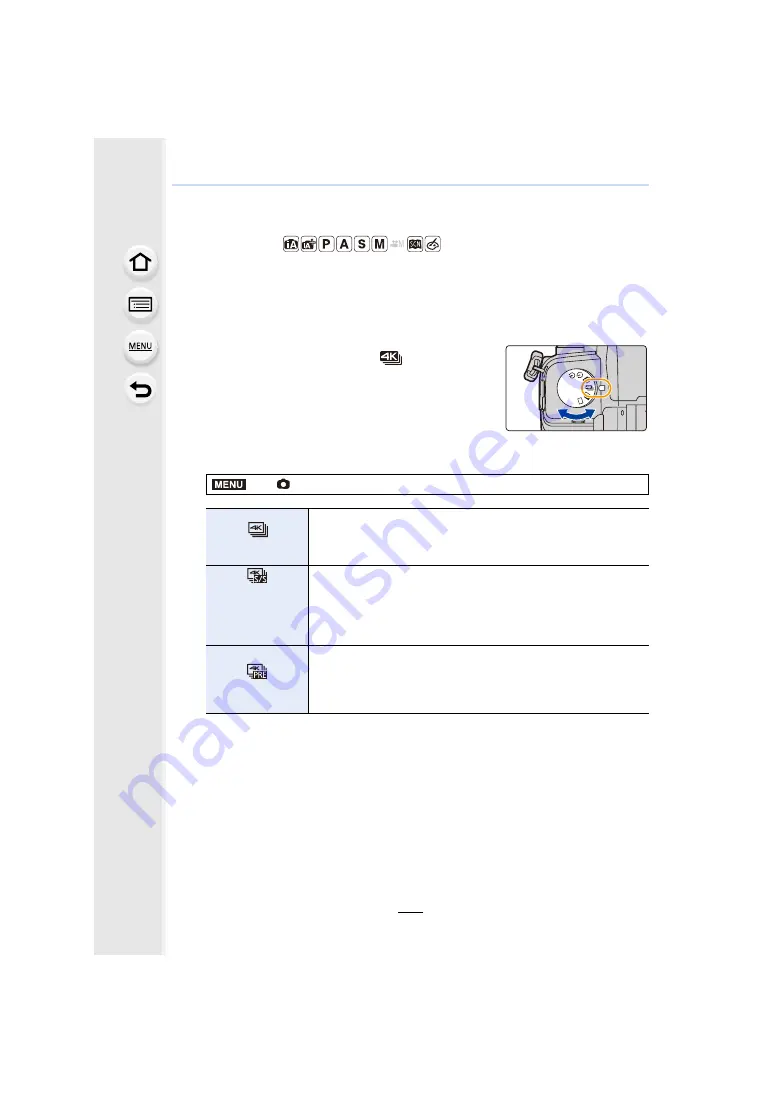 Panasonic Lumix DC-G95 Owner'S Manual Download Page 122