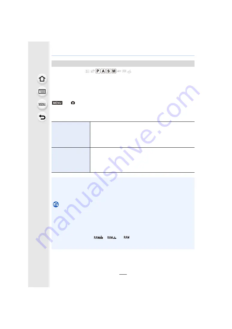 Panasonic Lumix DC-G95 Owner'S Manual Download Page 208