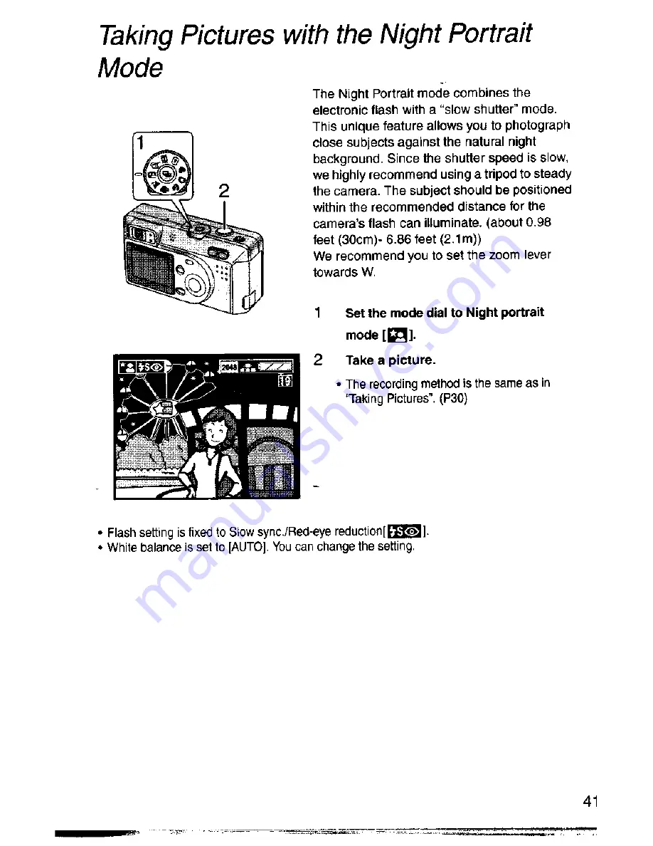 Panasonic Lumix DMC-F1A Operating Instructions Manual Download Page 41