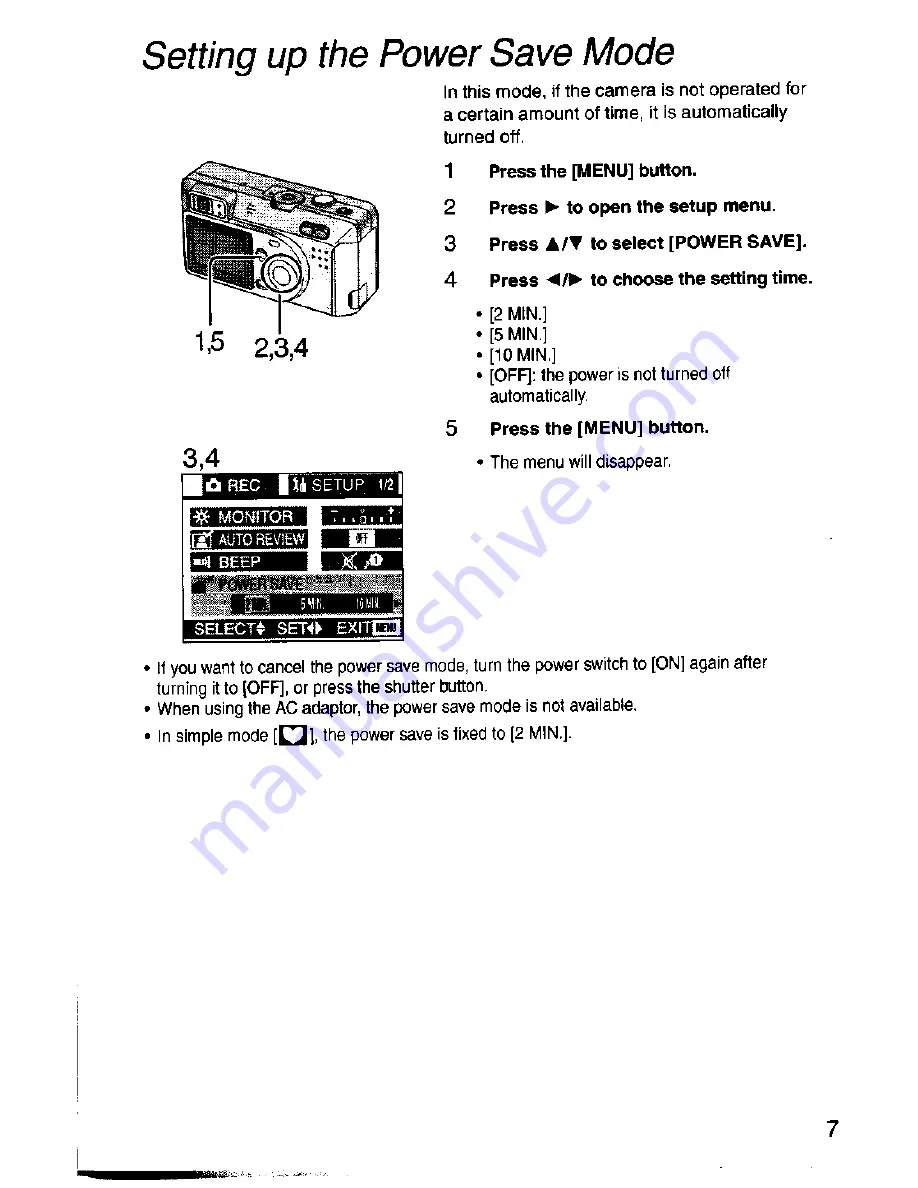 Panasonic Lumix DMC-F1A Operating Instructions Manual Download Page 73