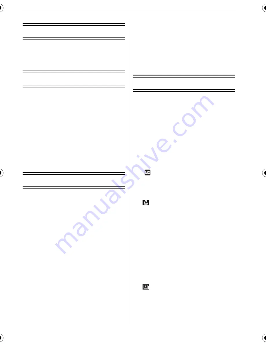 Panasonic Lumix DMC-FS15 Operating Instructions Manual Download Page 5