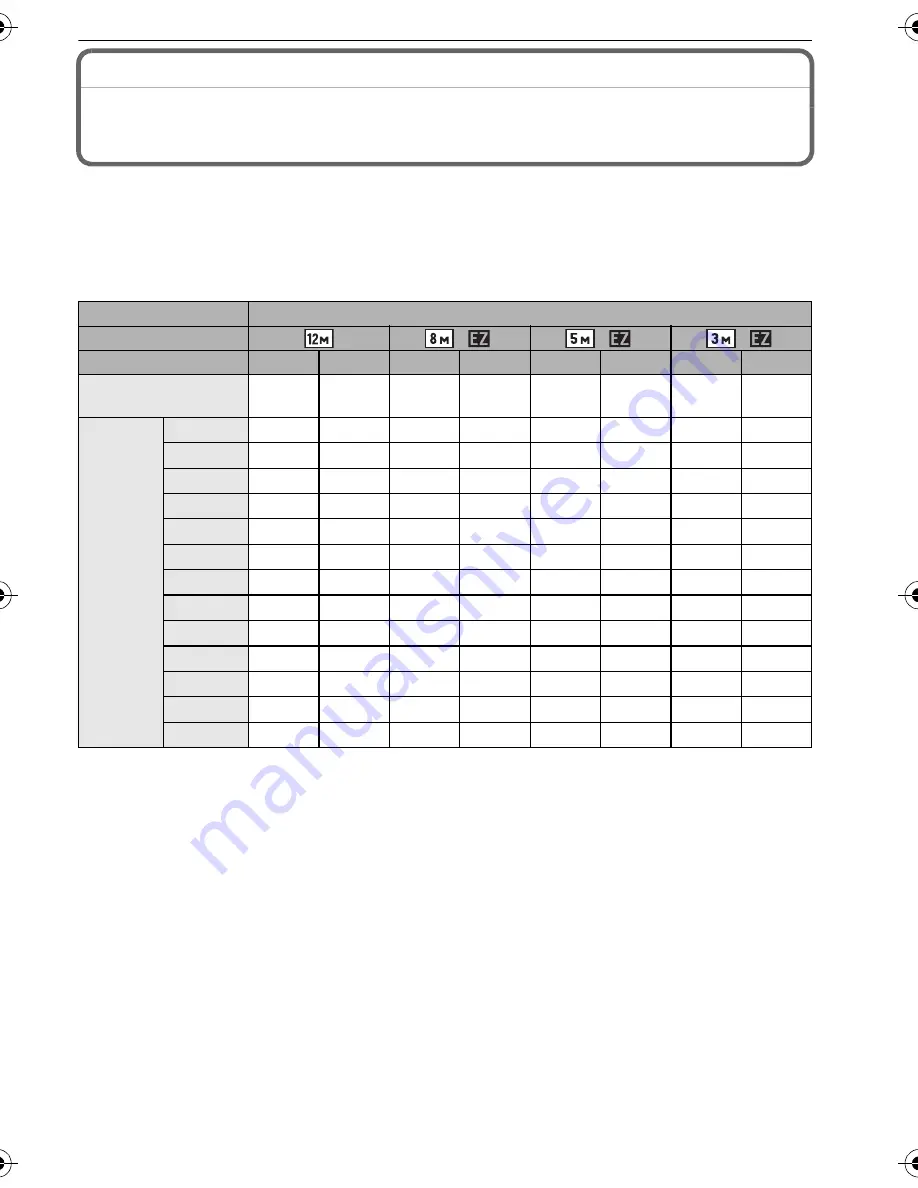 Panasonic Lumix DMC-FS15 Operating Instructions Manual Download Page 105