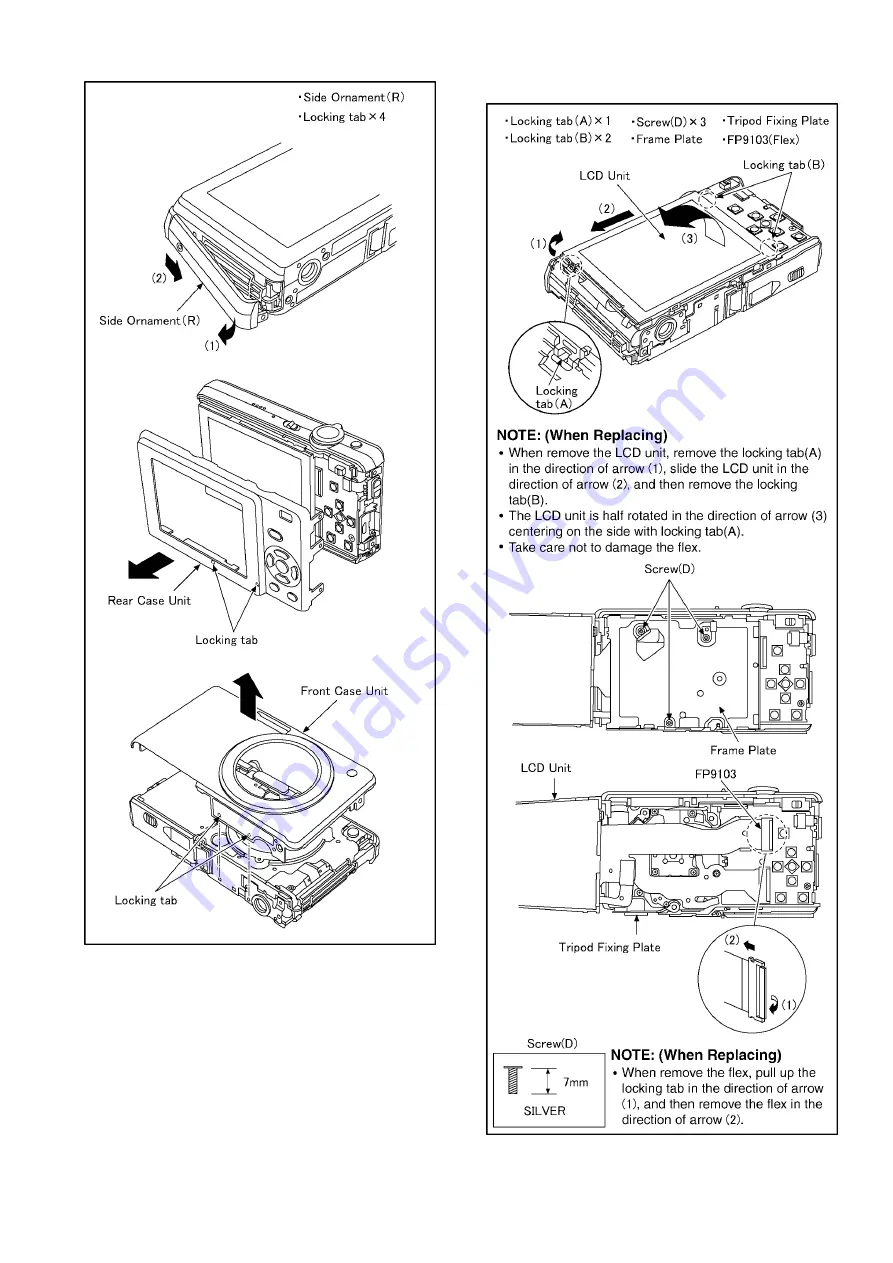 Panasonic Lumix DMC-FS15EB Service Manual Download Page 23