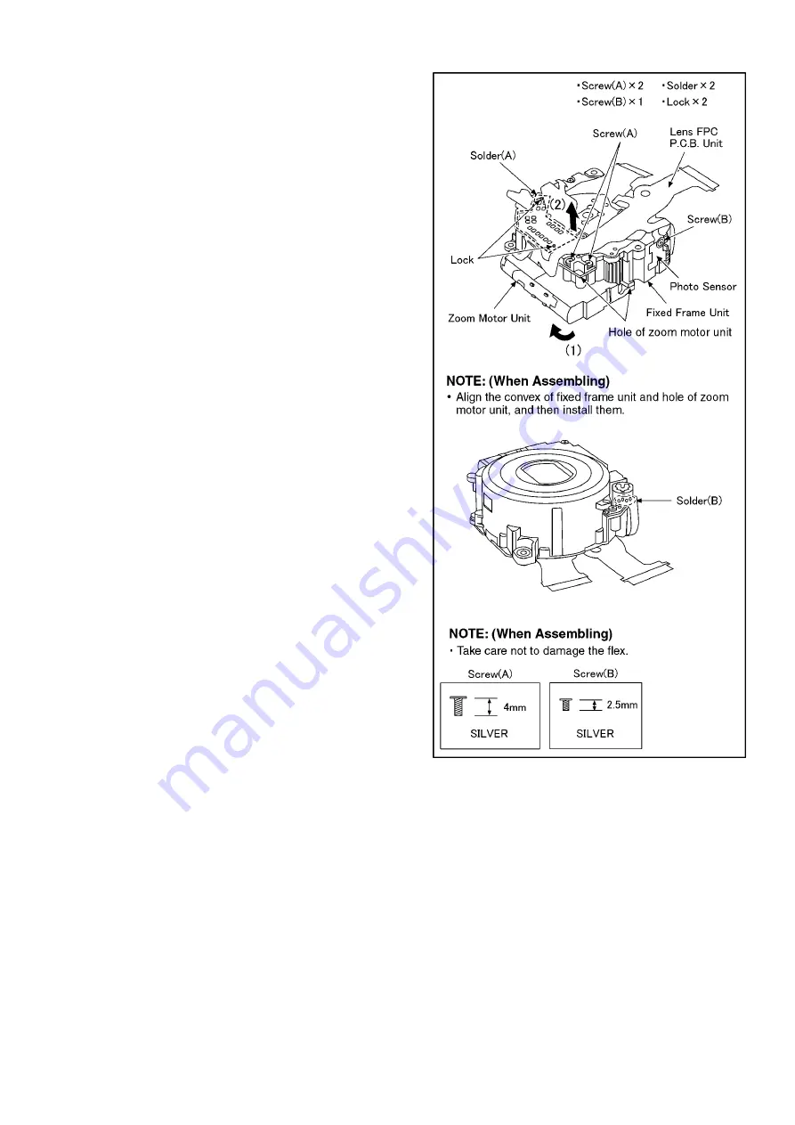 Panasonic Lumix DMC-FS15EB Service Manual Download Page 27