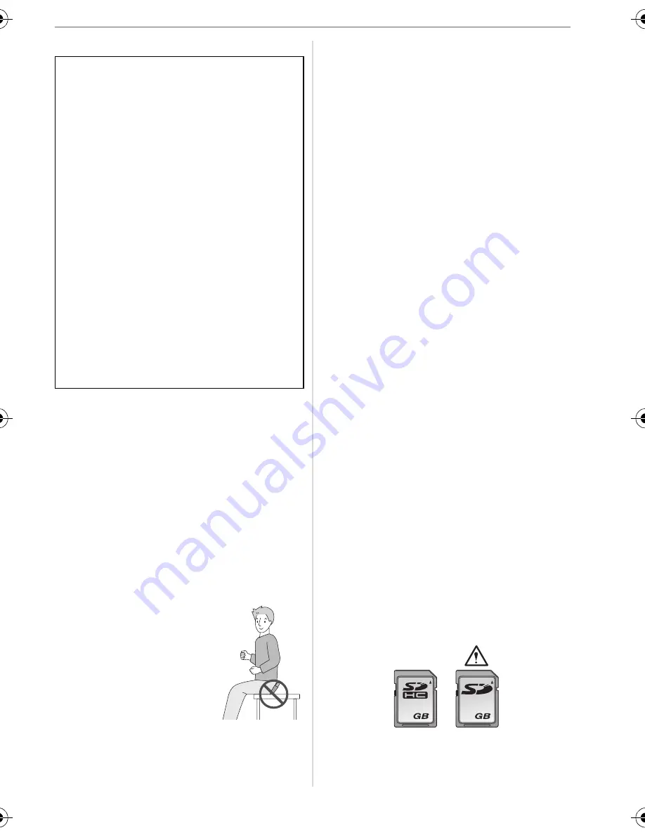 Panasonic Lumix DMC-FX100 Operating Instructions Manual Download Page 5