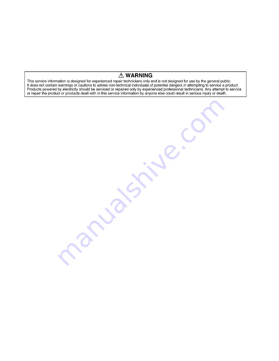 Panasonic Lumix DMC-FX10EB Service Manual Download Page 2