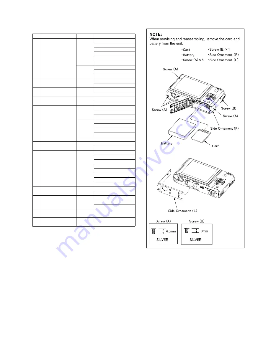 Panasonic Lumix DMC-FX30EB Service Manual Download Page 21