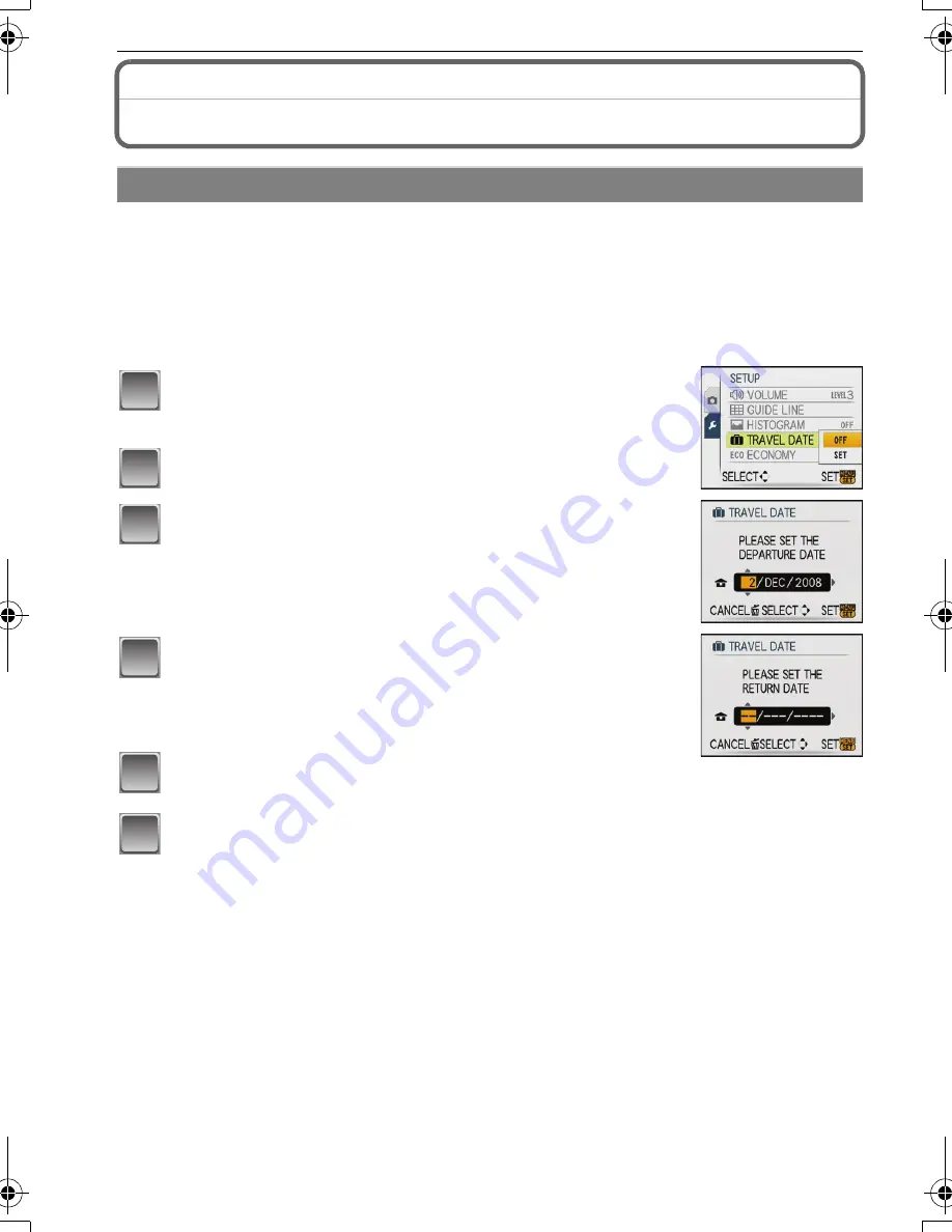 Panasonic LUMIX DMC-FX500 Operating Instructions Manual Download Page 66