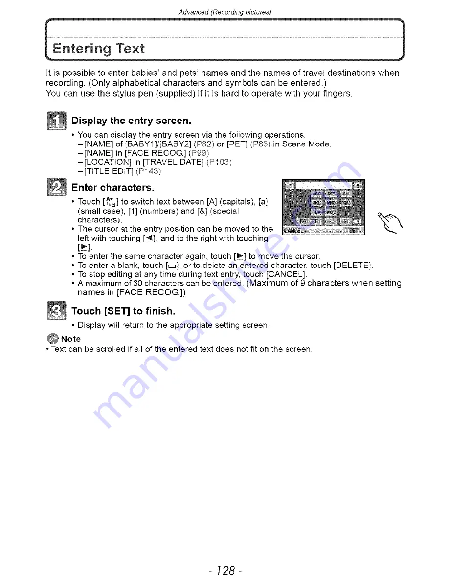 Panasonic Lumix DMC-FX700 Operating Instructions Manual Download Page 22