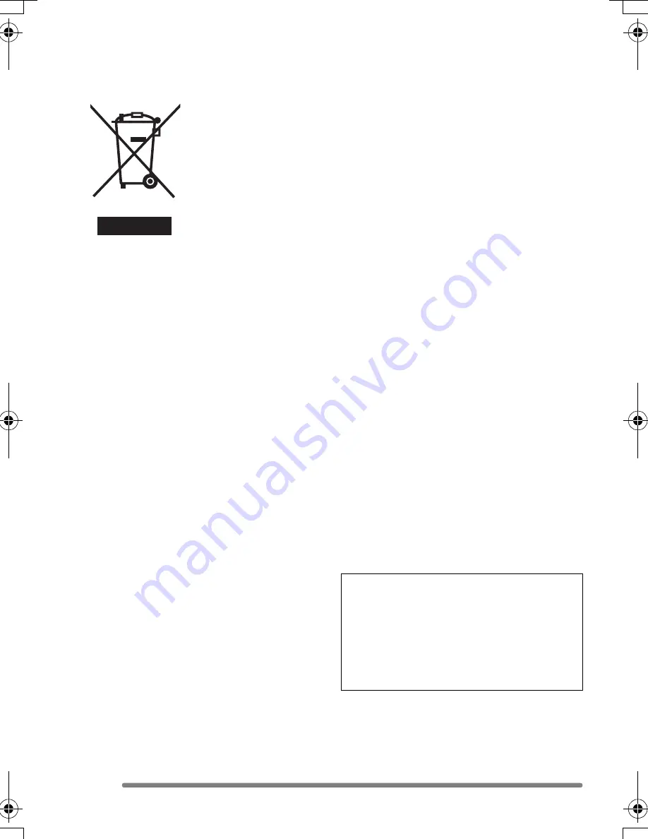 Panasonic LUMIX DMC-FX8EB Operating Instructions Manual Download Page 4