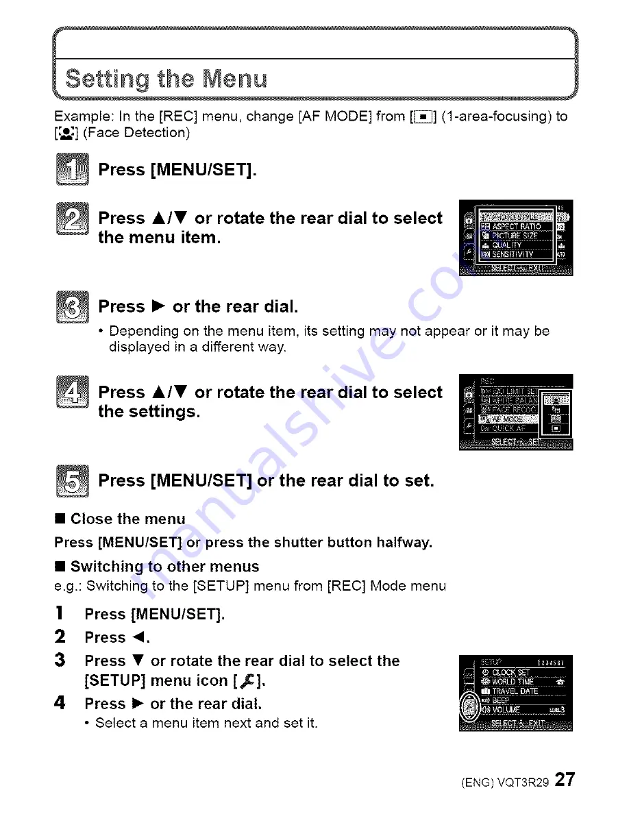 Panasonic Lumix DMC-FZ47 Basic Owner'S Manual Download Page 65