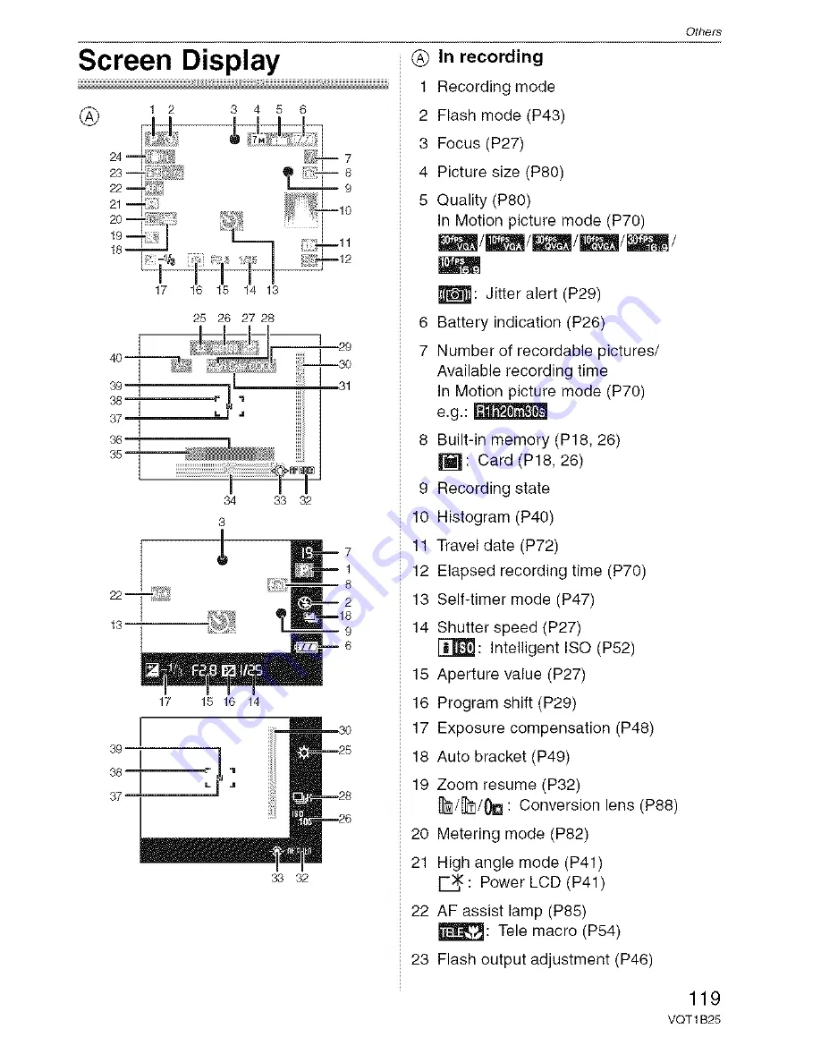 Panasonic Lumix DMC-FZ8 Operating Instructions Manual Download Page 119