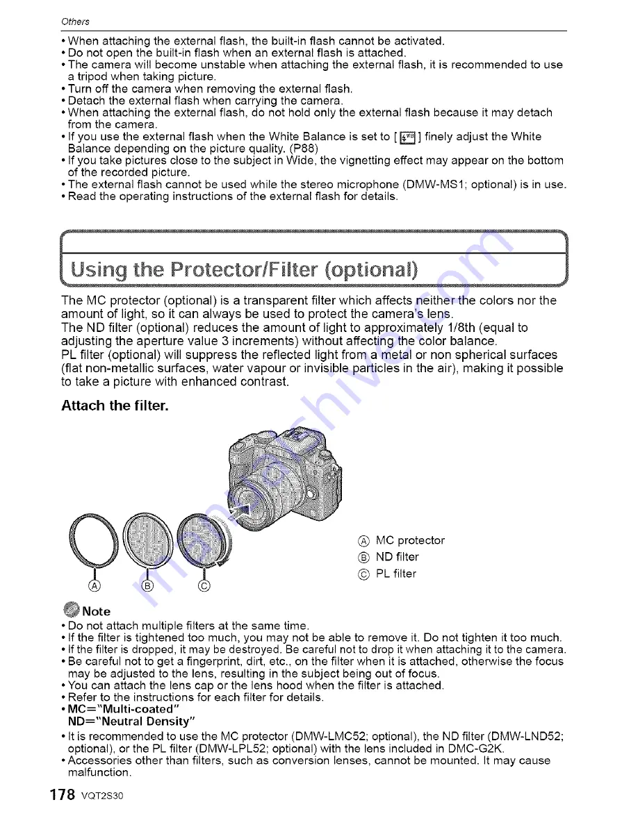 Panasonic Lumix DMC-G2K Operating Instructions Manual Download Page 36