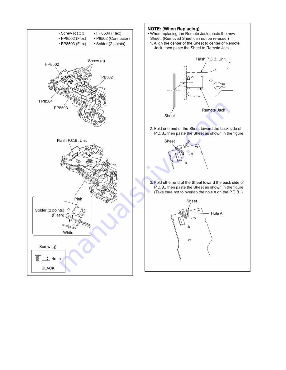 Panasonic Lumix DMC-GH4A Service Manual Download Page 62