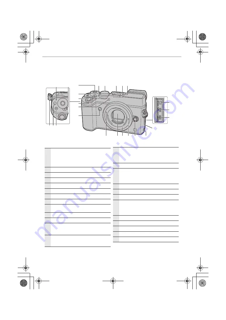 Panasonic Lumix DMC-GX8WC Basic Operating Instructions Manual Download Page 10