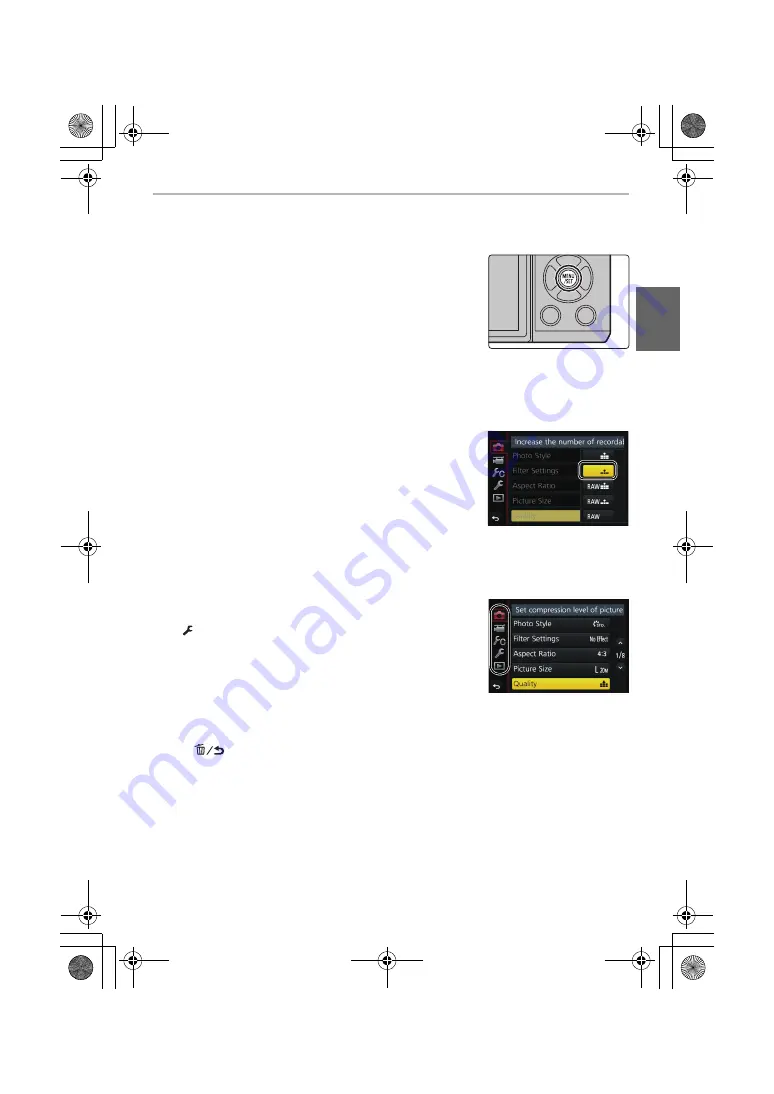 Panasonic Lumix DMC-GX8WC Basic Operating Instructions Manual Download Page 25