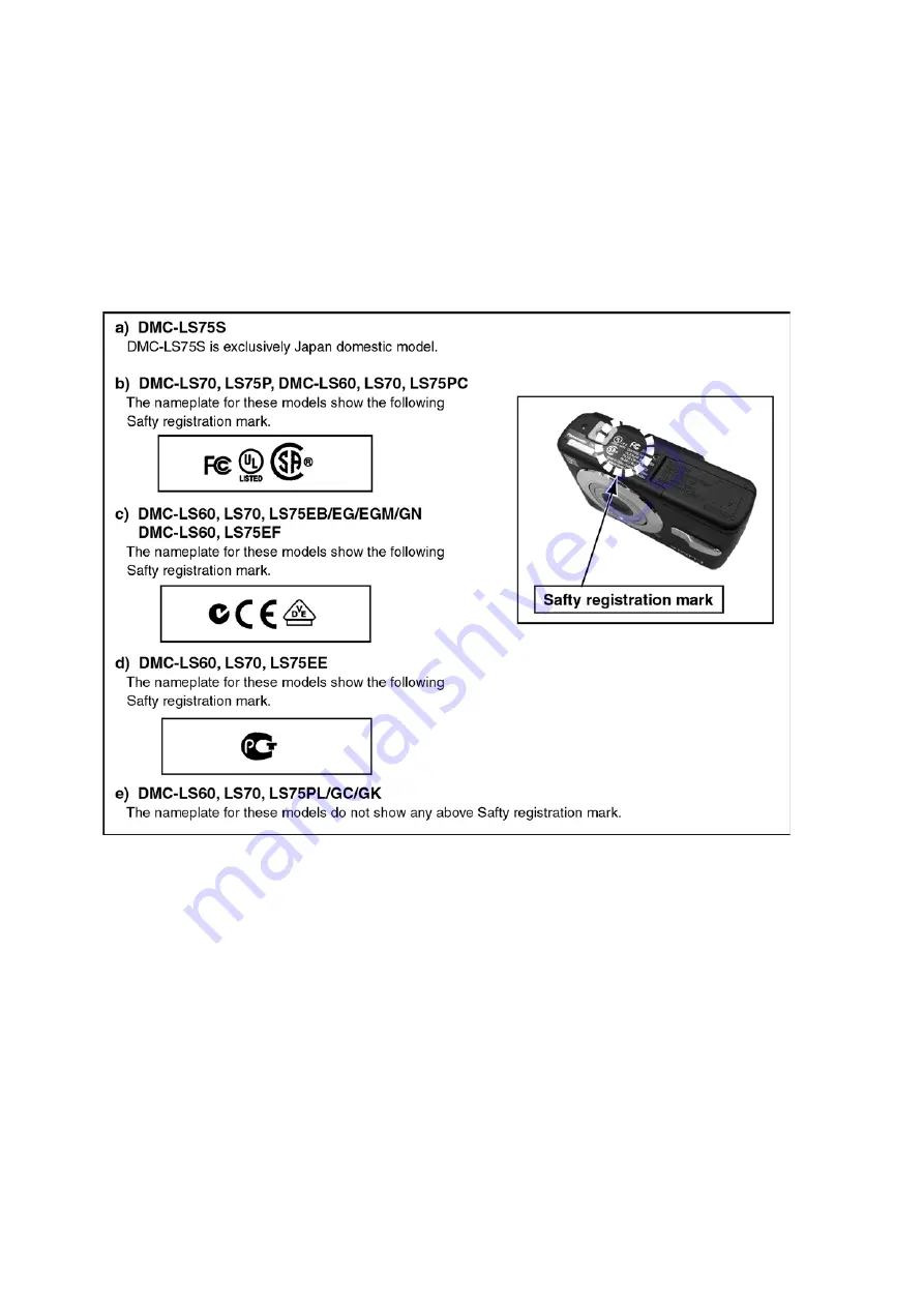 Panasonic Lumix DMC-LS60EB Скачать руководство пользователя страница 8