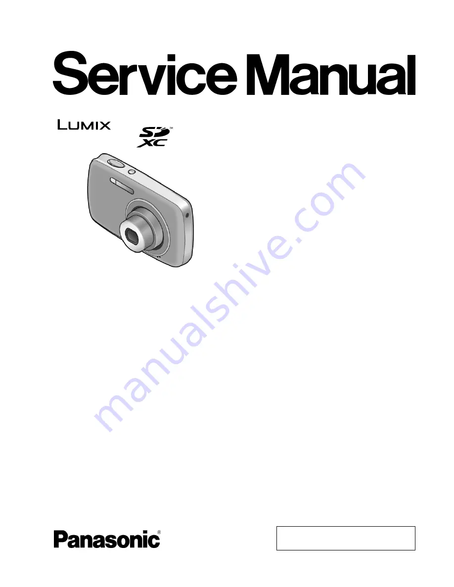 Panasonic Lumix DMC-S1EB Service Manual Download Page 1