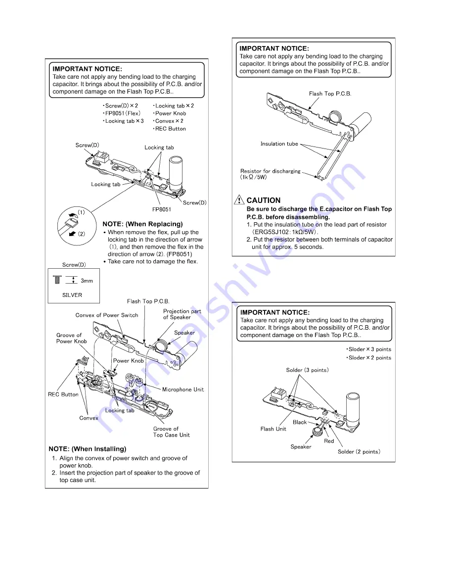 Panasonic Lumix DMC-SZ7EB Service Manual Download Page 24