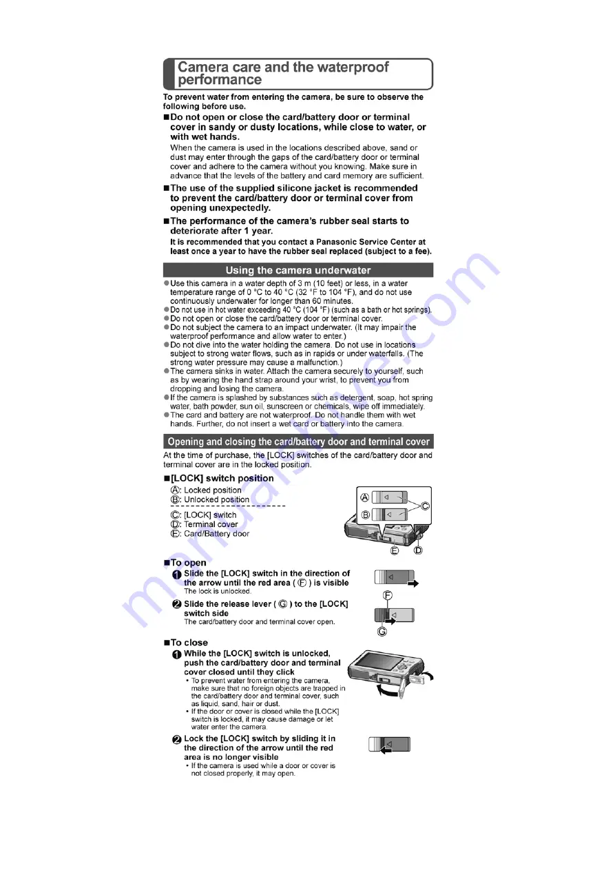 Panasonic Lumix DMC-TS10GH Service Manual Download Page 18