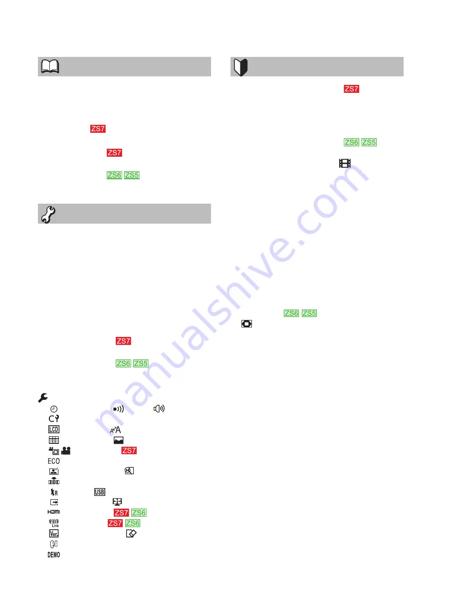 Panasonic Lumix DMC-TZ10 Operating Instructions Manual Download Page 3