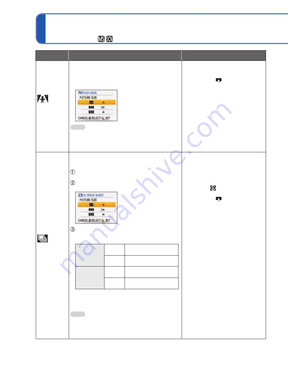 Panasonic Lumix DMC-TZ10 Operating Instructions Manual Download Page 66